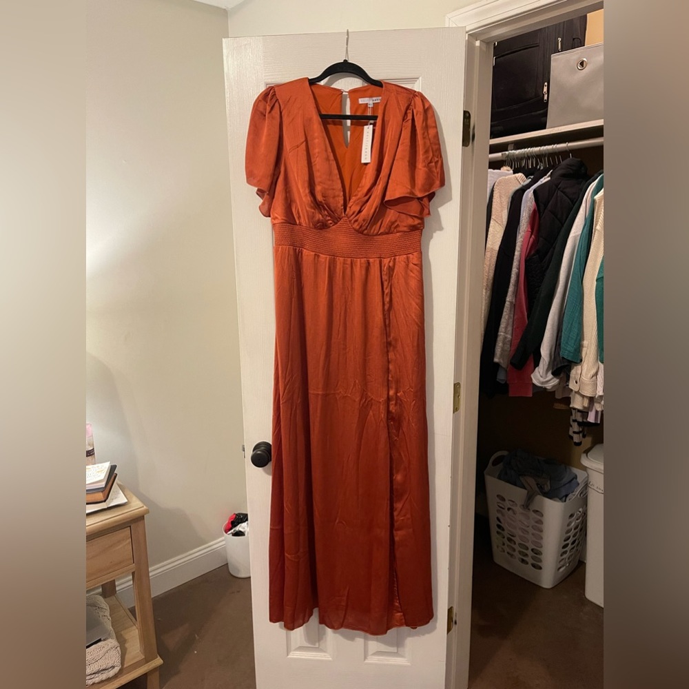 Baltic Born Satin Maxi Dress